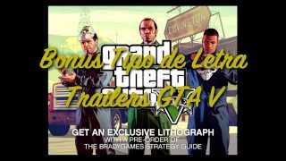 Guia Grand Theft Auto V BradyGames PDFBonus Tipo de Letra Trailers GTA V [upl. by Welker]