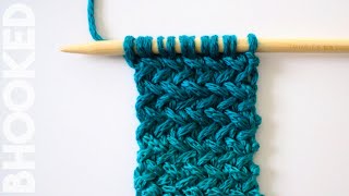 How To Knit the Herringbone Stitch StepbyStep [upl. by Kimmy]