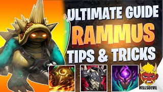 WILD RIFT ULTIMATE RAMMUS GUIDE  TIPS amp TRICKS  Guide amp Build [upl. by Oirad]