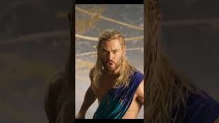 Thor vs Zeus thor zeus thorloveandthunder thunderbolt shorts marvel mcu [upl. by Annecorinne]