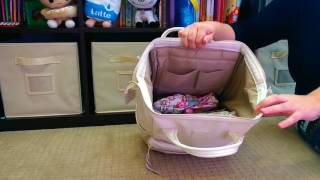 ReviewPacking Video Anello Large Unisex Backpack Packed as a Diaper Bag [upl. by Pia]