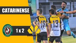 CONCÓRDIA 1 X 2 CRICIÚMA  GOLS  CATARINENSE 2024 [upl. by Ruhl]