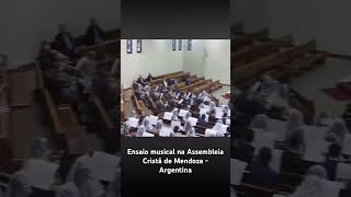 Ensaio musical na Assembleia Cristã de Mendoza  Argentina acib [upl. by Horowitz]