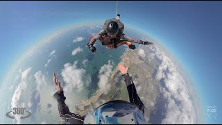 Skydiving VuzeXR style ☁️ [upl. by Portie]