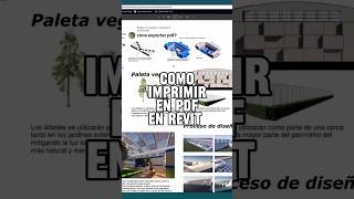 Convierte tu plano a PDF en Revit  Como imprimir un plano pdf en Revit  como crear un pdf en Revit [upl. by Nitin]