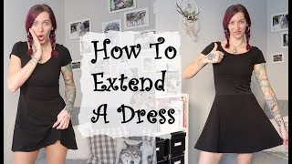 How To Extend A Dress 👗 Beginner Friendly [upl. by Ase]