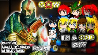 Danmachi react to bell as KRATOS Part 8  GOW Ragnarök  Gacha Club React [upl. by Erdah942]