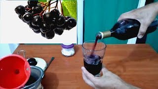 How to make aronia berry juice Antioxidant [upl. by Finnie]