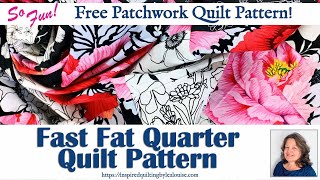 Free Quilting PatternFat Quarter Quilt PatternCharm Square Quilt PatternCharm Square Quilt Ideas [upl. by Kelcey]