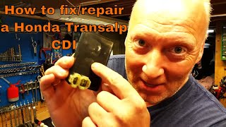 How to fixrepair a Honda Transalp 600 CDI [upl. by Louise691]