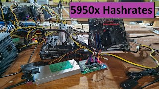 5950x RandomX Hashrate Disappointing  Mining Basement Max Power [upl. by Piggy]