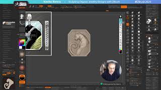 Sculpting Organic Jewelry Designs with ZBrush – Nacho Riesco Gostanza – ZBrush 2024 [upl. by Leibman201]