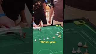 Subbuteo winner goal [upl. by Mehalick]