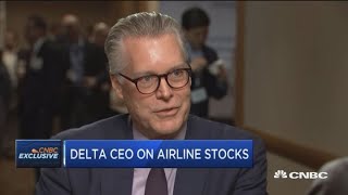 Delta CEO Anticipate topline growth between 5 6 percent in the quarter [upl. by Bertolde12]