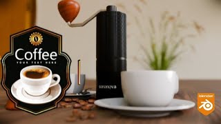 serenova coffee grinder coffee blender animation beans [upl. by Ahsiym]