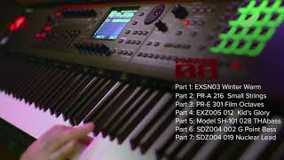 New Roland FANTOM08  Quick demo by gattobus [upl. by Riha]