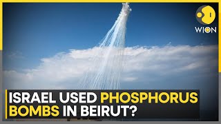 IsraelHezbollah Conflict Israel Accused of Using White Phosphorus Bombs in Beirut  WION [upl. by Learsiy]