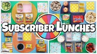 The Wheel Chooses Subscriber Lunches 🍎 Fixing YOUR Lunches [upl. by Ecyak930]