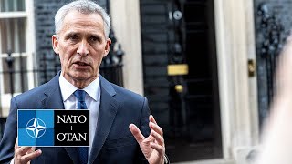 NATO Secretary General at No 10 Downing Street 🇬🇧 09 NOV 2022 [upl. by Gabriellia]