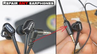 Repair ANY Earphone 35mm jack DIY [upl. by Marty]