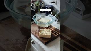 How to make tofu at home cookingfromscratch zerowaste [upl. by Laeahcim]