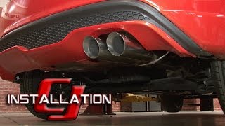 Fiesta ST MBRP CatBack Exhaust System XP Series 3quot 20142016 Installation [upl. by Minier]