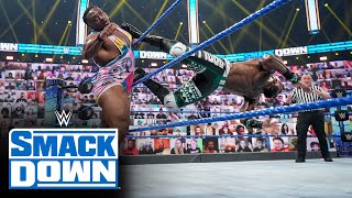 Big E vs Apollo Crews – Intercontinental Title Match SmackDown April 30 2021 [upl. by Isaac517]