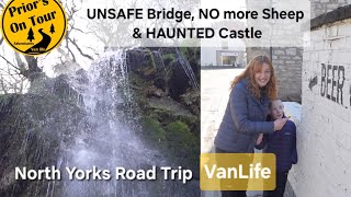 North Yorkshire Road trip vanlife Pickering Castle amp Goathland largest Mallyan Spout Waterfall [upl. by Raimondo]