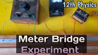 Meter Bridge Experiment  12th Physics  Practical  தமிழ் [upl. by Eniamrehc]