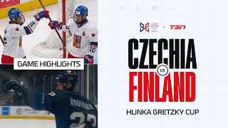 Czechia vs Finland FULL HIGHLIGHTS  2024 Hlinka Gretzky Cup [upl. by Ateuqirne]