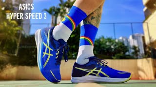 REVIEW 472 ASICS HYPER SPEED 3 [upl. by Chaim]