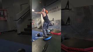 Balance Training crunchfitness motivation personaltraining [upl. by Ocnarfnaig800]