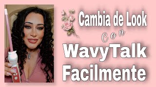 Wavytalk 38 inch Small Curling Iron Wand 801 Rizadora de cabello Rizadora de Pelo Caireles [upl. by Matty]