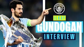 quotIts VERY Specialquot  Ilkay Gundogan Sits with the Champions League Trophy [upl. by Hersh773]