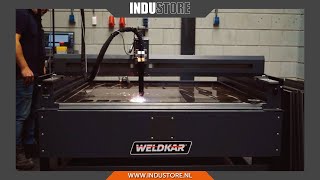 Industore CNC Plasma Snijtafel  Weldkar plasma tafel met Cebora plasmasnijder computergestuurd [upl. by Arman]