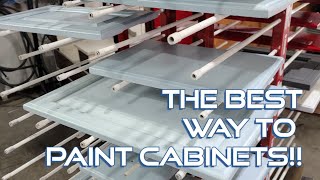 The Fastest Way to Paint and Refinish Kitchen Cabinets [upl. by Cirnek]