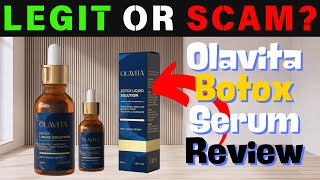 Olavita Botox Serum Review Is Olavita Botox Serum Legit Or Scam [upl. by Gnanmos865]