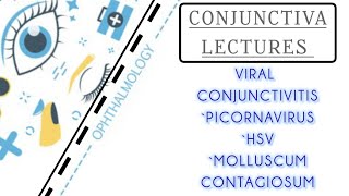 VIRAL CONJUNCTIVITIS PART2 PICORNAVIRUS HSV amp MOLLUSCUM CONTAGIOSUM [upl. by Eednarb]