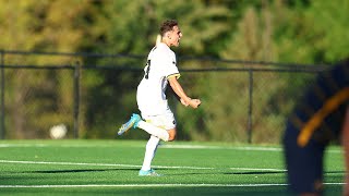 Mens soccer knocks off No 10 UWEau Claire [upl. by Annaerdna]