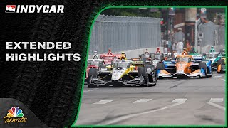 IndyCar Series EXTENDED HIGHLIGHTS Chevrolet Detroit Grand Prix  6224  Motorsports on NBC [upl. by Erdda352]