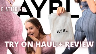 BETTER THAN GYMSHARK  AYBL TRYON HAUL Customer service  true fitting  BEAYBL [upl. by Annoet]