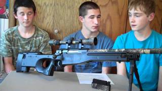 WELL L96 AWP Spring Airsoft Sniper Rifle Review [upl. by Cassiani]