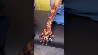 Bridal mehndi designs youtubeshorts mehndi hennadesignsforbeginnersstepbystep hennadesign [upl. by Belia]