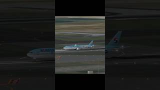 KOREAN AIR B7773B5ER landing blackpink livery aviation rfs koreanair b777 대한항공 landing [upl. by Nylarak]