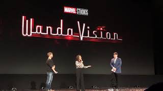 WandaVision original series First Look with the entire cast  D23 Expo 2019 [upl. by Lime536]