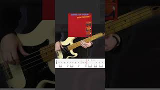 shorts DAMAGED GOODS  Gang of Four Bass Cover with tabs music basscoverwithtabs basscover [upl. by Elison991]