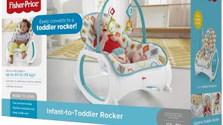 How to assemble a baby rocker  Fisher Price Infant to Toddler Rocker chair [upl. by Ecilegna]