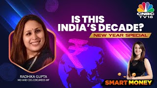 LIVE  Is This Indias Decade  Edelweiss MFs Radhika Gupta EXCL  New year Special  Smart Money [upl. by Nnylassej]