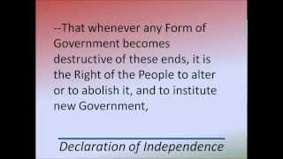 Declaration of Independence  Hear and Read the Full Text  Thomas Jefferson [upl. by Hteboj]