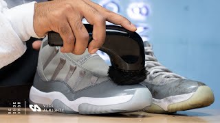 2010 Air Jordan Cool Grey 11 Complete Restoration [upl. by Lilybel]